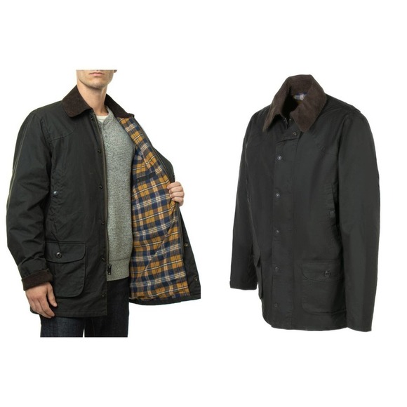 Schott NYC Waxed Cotton Jacket (2XL) - Picture 2 of 6